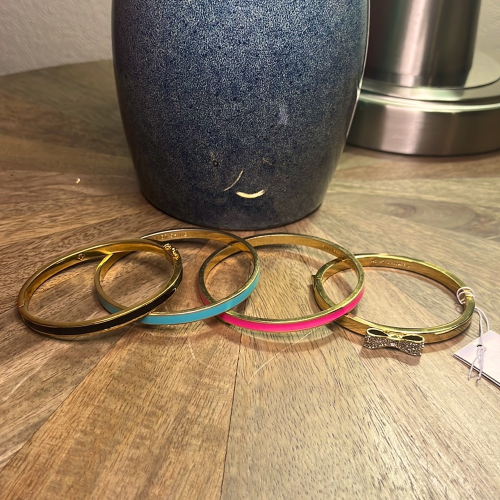 Kate Spade bangles! 💖💛💙🎀💝